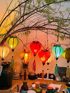 Mini Size Vietnamese <b>Bamboo</b> <b>Lantern</b> 10cm for Table Decor Wedding Colorful from Hoi An Handicraft <b>Lantern</b> from Vietnam Factory - Product Image 1