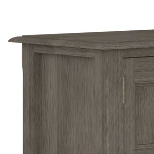 Burlington <b>Grey</b> Farmhouse Low Storage <b>Cabinet</b> for Living Room - Product Image 2
