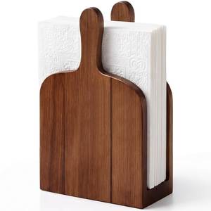 NEHA ENTERPRISES Wooden Table Napkin Holder Modern <b>Tissue</b> Stand Decorative Kitchen Counter Dining Accessories Handmade - Product Image 1