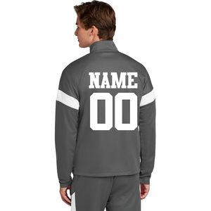 St800 <b>Men's</b> Custom Printing Full Zip <b>Travel</b> <b>Jackets</b> Denim Fabric Air-Conditioned Reversible Front Back Logo Photo Texts - Product Image 1