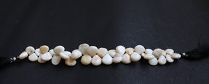 Natural White Opal Smooth Heart Shape Briolette 13 to 14 MM White Opal Beads 8.5 Inch Smooth Opal Heart Shape Beads for Jewelry - Product Image 3