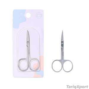 Ciseaux de précision naturels anti-rayures pour le toilettage, outils d'épilation, ciseaux droits pour la beauté, les sourcils et les cuticules, et le maquillage - Product Image 2