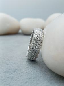 Anillo de Compromiso de Moissanita de Calidad Premium para Boda, Elegante Corte Redondo, Simulador de Diamante, Joyería Nupcial Disponible para la Venta - Product Image 5
