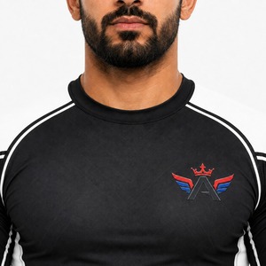 Ropa Deportiva Transpirable de Secado Rápido para Entrenamiento de Artes Marciales, Camiseta de Compresión MMA Ligera de Alto Rendimiento OEM - Product Image 5