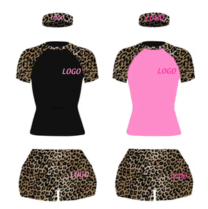 Women's Tracksuit Set Short Sleeve Zipper Crop Top High Waist Shorts Solid Color Breathable Lightweight Summer Wear - Product Image 3