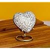 Heart-Shaped Porcelain Pet Urn Luxury Design Durable Memorial Casket for Pets - Product Image 4