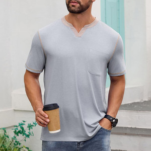 Camisetas personalizadas con logo para hombre, camisetas de algodón al por mayor, camisetas con cuello redondo, lisas para imprimir en grandes cantidades, camisetas de manga corta para hombre - Product Image 2