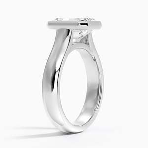 Premium 4mm Bezel Ring in Genuine 14K Yellow Gold with Exceptional Fine Jewelry Craftsmanship - Product Image 4