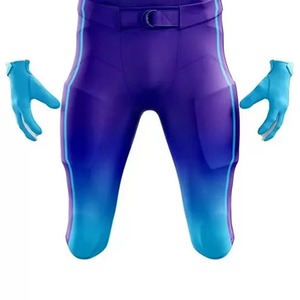 Uniformes de fútbol americano de malla cosida de marca privada con logotipo del equipo, transpirables, para entrenamiento, con MOQ bajo. - Product Image 3