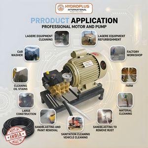 Nettoyeur haute pression 3HP 350 bars, appareil de nettoyage professionnel, pompe à forte puissance, moteur pour l'industrie automobile et les ateliers. - Product Image 4