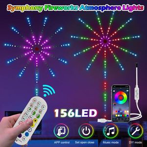 Luces LED de Fuegos Artificiales con Sincronización Musical Inteligente RGB Dream Color, Iluminación para Fiestas con Aplicación y Control Remoto - Product Image 1