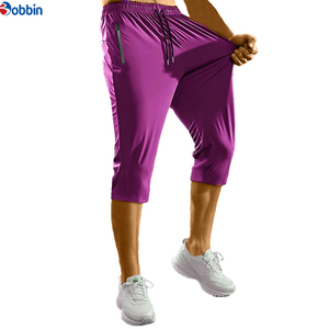 Pantalones Capri para Hombre, Shorts Deportivos hasta la Rodilla, Casuales, 3/4, para Correr, Transpirables, de Secado Rápido, con Bolsillos con Cremallera, Unisex, para Verano - Product Image 2