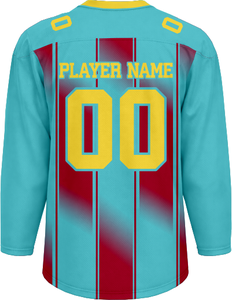 Maillot de hockey sur glace 100 % polyester, taille adulte, maillot d'entraînement, couleur unie, maillot de hockey sur glace pour équipe sportive - Product Image 3