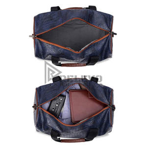 Bolsa de Viaje Personalizable de Cuero de Grano Completo 30L, Precio al por Mayor, Bolsa de Fin de Semana de Alta Gama a Precio Accesible - Product Image 4