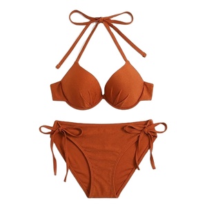 Trajes de Baño para Mujer 2026, Fabricante de Trajes de Baño con Logotipo Personalizado, Bikinis y Ropa de Playa, Conjunto de Bikini de Alta Gama, MOQ 50 Piezas - Product Image 1