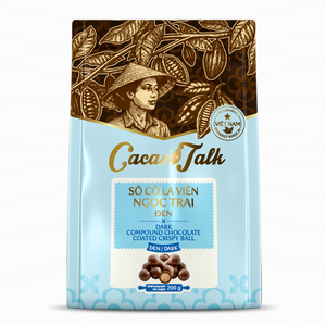 Suministro Directo de Fábrica, Bolas de Chocolate Negro Crujientes HALAL Premium, Decoración para Pasteles, Etiqueta Privada OEM/ODM - Product Image 1
