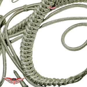 Aiguillette en argent allemand torsadée avec embout argenté métallique - Product Image 3