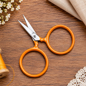 Ciseaux à broder de couleur personnalisée, petits ciseaux à coudre en acier inoxydable, vente en gros - Product Image 2