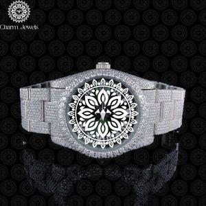Luxury Women's Stainless Steel <b>Watch</b> 36mm Round Analog Quartz Blue Dial Diamond Bezel Luminous Fashion Design - Product Image 6