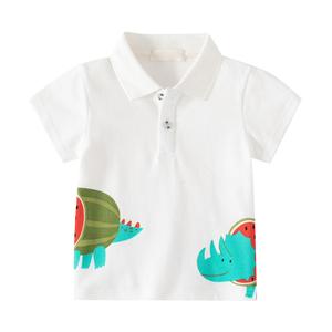 Polo à manches courtes pour enfants en coton tricoté de haute qualité (85 % coton), logo personnalisé, unisexe, décontracté, col rabattu, séchage rapide - Product Image 3