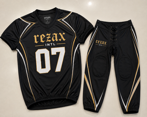 Uniforme Deportivo al por Mayor 2026, Personalizado con Nombre y Número Bordados, Jersey de Fútbol Americano Corto con Estampado Retro en la Parte Delantera, 100% Bordado - Product Image 2