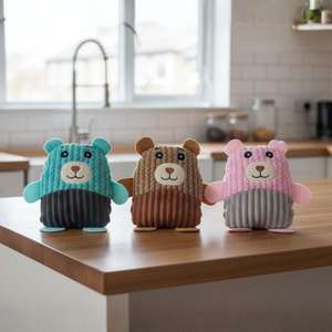 ตุ๊กตาหมีนุ่มนิ่ม YOMMY CozyBears ขนาด 22*20 ซม. ของเล่นสัตว์เลี้ยงนุ่มสบาย ทนทาน เหมาะสำหรับสุนัขและแมว - Product Image 6