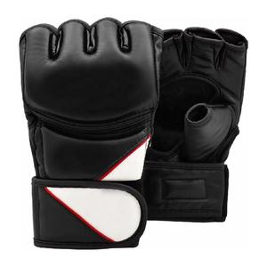 ถุงมือหนังวัวแท้คุณภาพสูงแบบสั่งทำพิเศษสำหรับ MMA ครึ่งนิ้ว สำหรับมืออาชีพ ไซส์ใหญ่พิเศษ สำหรับฝึกซ้อมมวย น้ำหนักเบา - Product Image 2