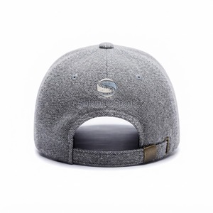 Casquette de baseball Greyb à 5 panneaux, 100% coton, logo brodé personnalisé, casquette de baseball de haute qualité en gros pour hommes, casquette snapback unisexe - Product Image 5