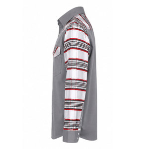 Chemises de soudage ignifuges FR de haute qualité, grande taille, en coton, haute visibilité, vêtements de travail anti-plis, anti-bactériens - Product Image 4