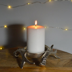 Support de bougie décoratif en aluminium en forme de bois de cerf pour la décoration de mariage, d'hôtel et d'événements - Product Image 6