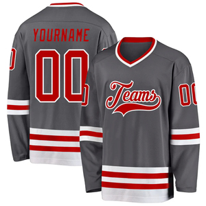 Jersey de Hockey sobre Hielo OEM, Uniforme Deportivo con Logotipo de Equipo Personalizado, Ropa de Hockey de Poliéster de Secado Rápido - Product Image 1