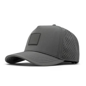 Casquette de golf en nylon avec logo en caoutchouc personnalisé, bonnet pour femmes et hommes, 5 panneaux, imperméable, respirant, haute qualité, performance sportive - Product Image 4