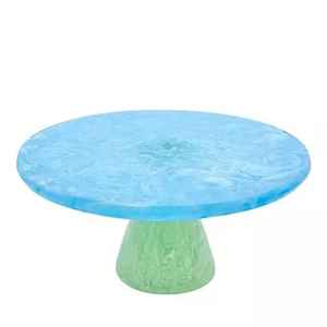 Support à dessert réutilisable de haute qualité, écologique, non toxique, résistant à la chaleur, en résine, pour la présentation de gâteaux et de pâtisseries, design artisanal, pour boulangerie - Product Image 4