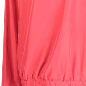 เสื้อแจ็คเก็ตกันลมคอปกตั้งแบบซิป ¼  ไซส์พลัสสำหรับทุกเพศ  ตกแต่งด้วยโลโก้สีชมพูคอรัล  น้ำหนักเบา เหมาะสำหรับออกกำลังกาย  ชายเสื้อปรับได้ - Product Image 2