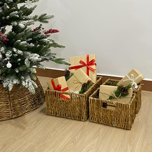 Set of 3 Stackable Seagrass <b>Baskets</b> Handmade <b>Storage</b> <b>Basket</b> Wholesale eco-friendly Made in Viet Nam - Product Image 5