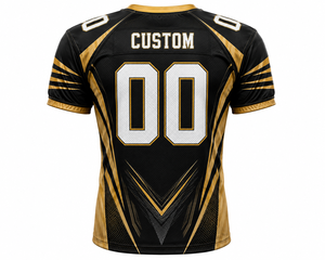 Maillot de football américain rétro personnalisé avec design imprimé unique, style hiver, haute qualité, 100 % polyester, vêtements de sport - Product Image 2