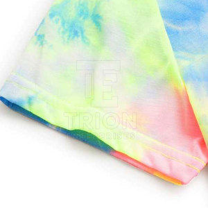 Summer Casual Wear Premium Quality Tie <b>Dye</b> T-Shirt For Women Lightweight Durable <b>Material</b> Lightweight Tie <b>Dye</b> T-Shirt - Product Image 5