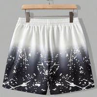 Conjunto de Ropa Urbana de Verano para Hombre, de Dos Piezas, Informal, Transpirable, de Punto, con Estampado de Letras en Color Personalizado, Ligero, para Vacaciones