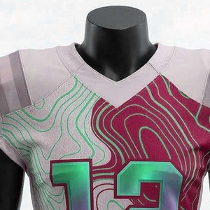 เสื้ออเมริกันฟุตบอลขายดีที่สุด สวมใส่สบาย สำหรับขาย แบบสั่งทำได้ สำหรับเด็กและผู้ใหญ่ เสื้อทีมอเมริกันฟุตบอล - Product Image 4