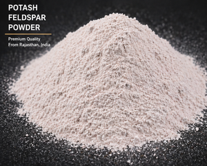 Poudre de feldspath potassique (riche en K2O) – Qualité céramique haute pureté de Riya Minerals Rajasthan, Inde - Product Image 1