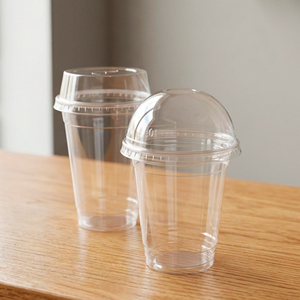 Iced Coffee <b>Cup</b> With Lid PP <b>Plastic</b> <b>Cup</b> For Cold <b>Drinks</b> 16 22oz - Product Image 3