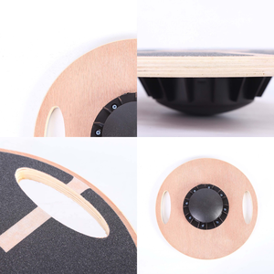 <span class=keywords><strong>Planche</strong></span> d'équilibre en bois personnalisée en gros |   Poignée d'entraînement portable et durable pour le fitness, le yoga, les exercices sportifs et le renforcement de la taille - Product Image 5