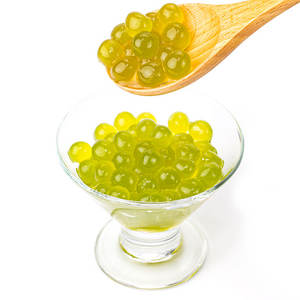 Billes de tapioca éclatantes à la pomme verte - pour les desserts au bubble tea et les friandises glacées - Product Image 2