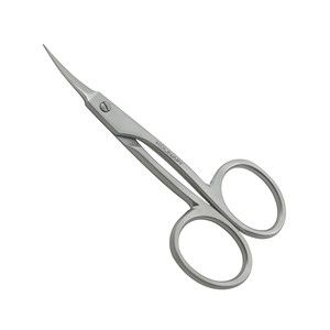 Ciseaux à ongles professionnels pour adultes droitiers en acier inoxydable à lame incurvée et tranchante, conception durable et sécurisée pour la manucure et le nail art - Product Image 4