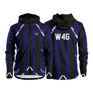 Chaqueta Cortavientos con Capucha, Casual, Ecológica, Personalizada, con Características Impermeables, Transpirables y de Secado Rápido con Recubrimiento de Nailon, Unisex - Product Image 3