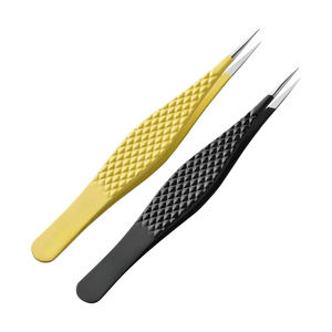 Pinzas para Pestañas de Acero Inoxidable de Alta Calidad con Logotipo Personalizado, Antiestáticas, Agarre Preciso, OEM, ODM, Venta al Por Mayor, Nueva Llegada - Product Image 2