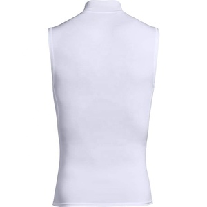 Good Manufacturer Compression <b>Sleeveless</b> <b>T</b> <b>Shirt</b> Fully Customized Hot sale Top Trend Anti Wrinkle Compression <b>Sleeveless</b> <b>shirt</b> - Product Image 5