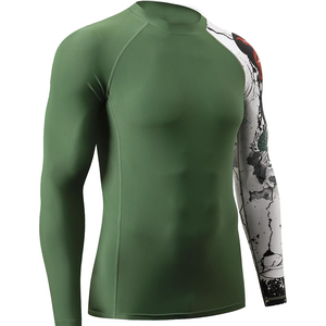 Long Sleeve T <b>Shirt</b> Sports Custom Round Neck Gym Tee <b>Shirts</b> for <b>Men</b> Bodybuilding Quick Dry <b>Compression</b> <b>Shirt</b> - Product Image 1
