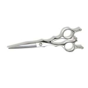 Tijeras de Peluquería Profesionales de Acero Inoxidable con Hoja Afilada para Diestros, Tijeras de Corte de Pelo con Mango Largo, Herramienta de Salón - Product Image 3