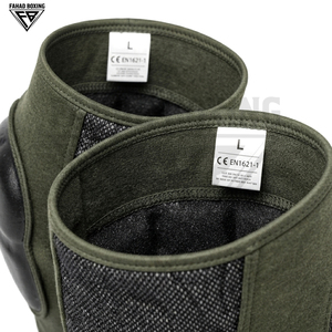 Protège-coudes de boxe MMA légers, qualité supérieure 2026, couleur verte, sûrs et flexibles, durables, résistants, avec logo personnalisé - Product Image 4